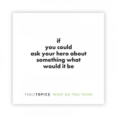 TABLETOPICS What Do You Think Conversation Starter Cards