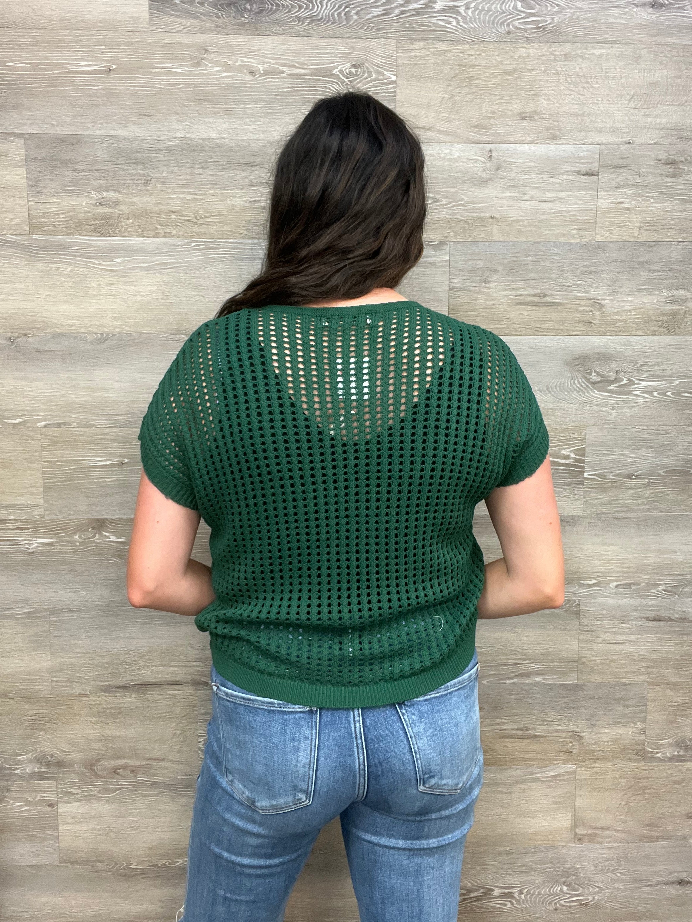 Viscose Crochet Knit Sheer Hollow Sweater FINAL SALE