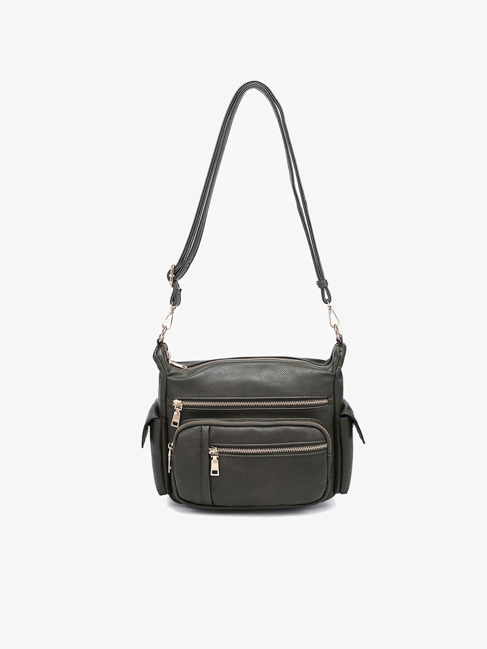 Nicole Multi-Zip Crossbody Bag