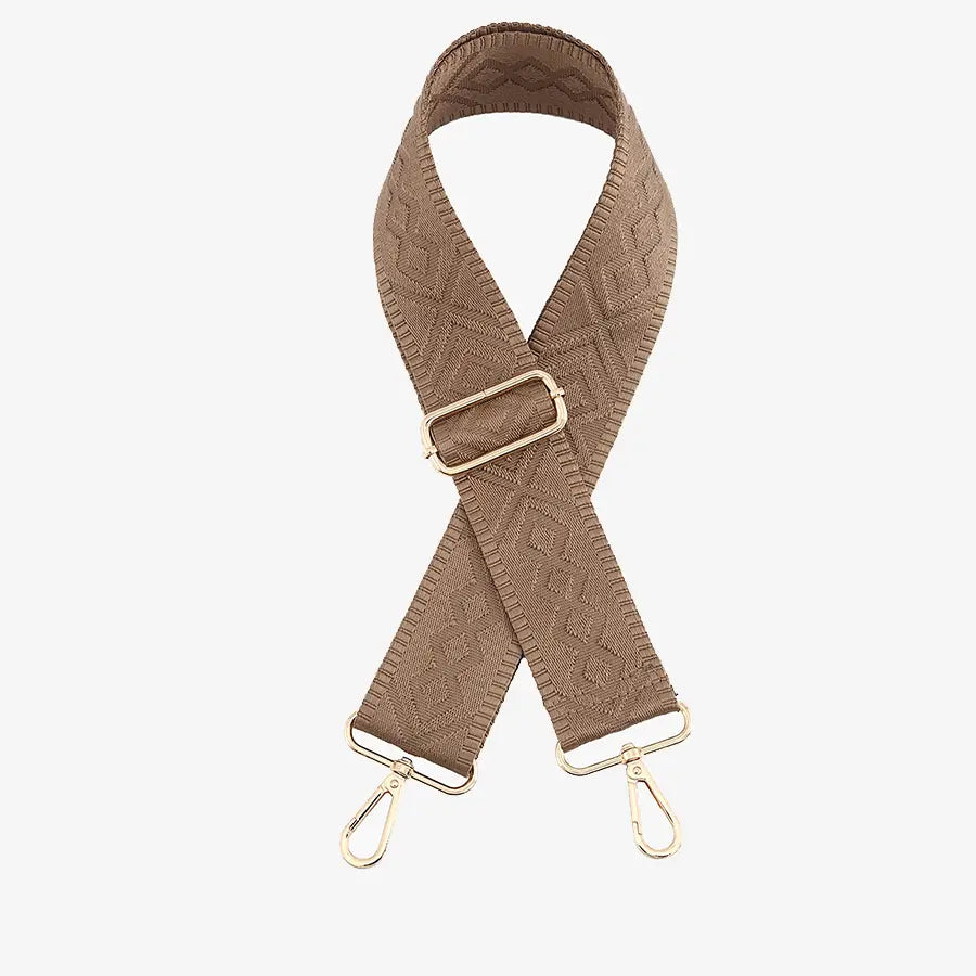 Bohemian Guitar Strap Tan