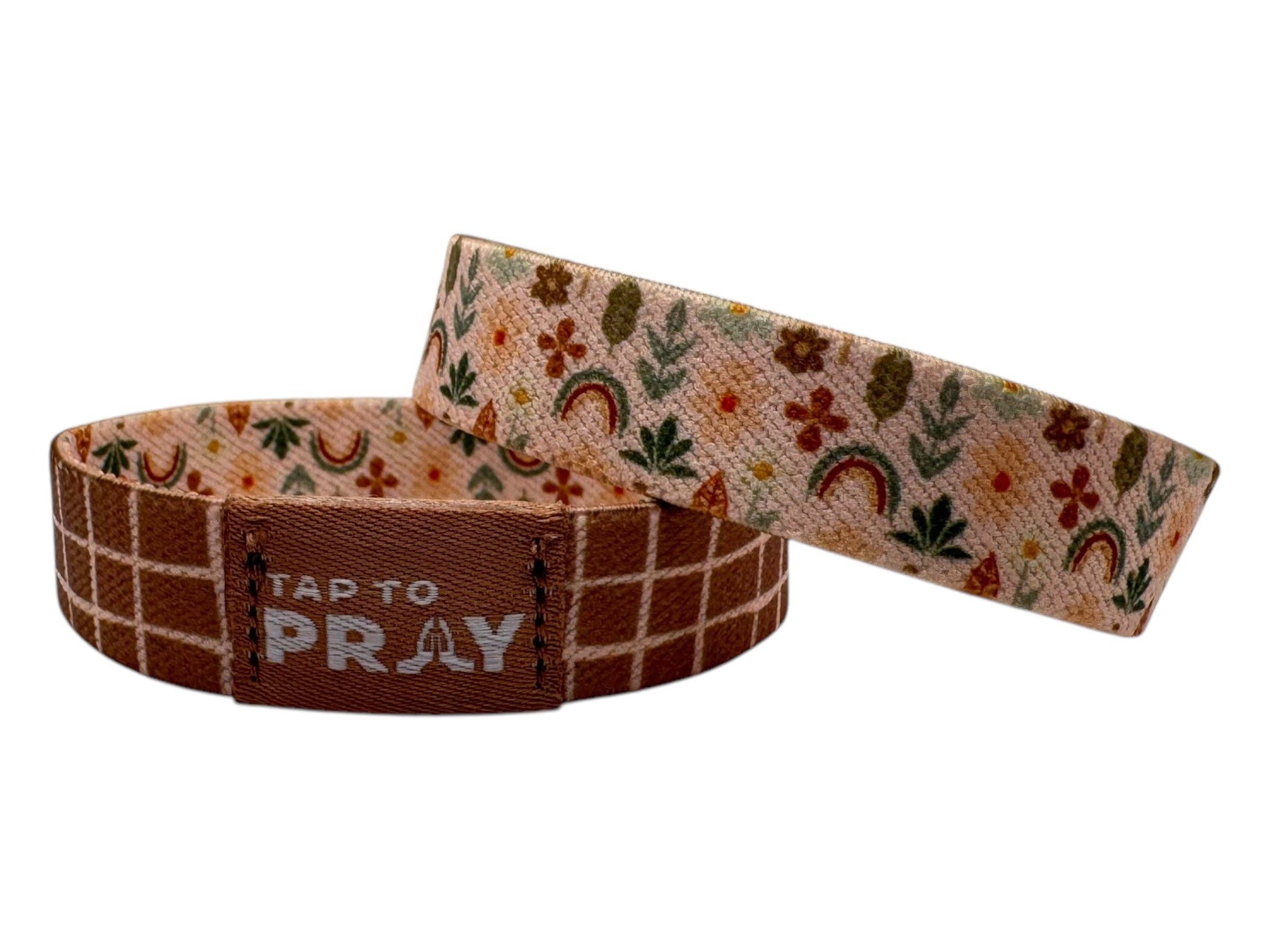 Tap To Pray™ Wristbands - Prairie & Plaid