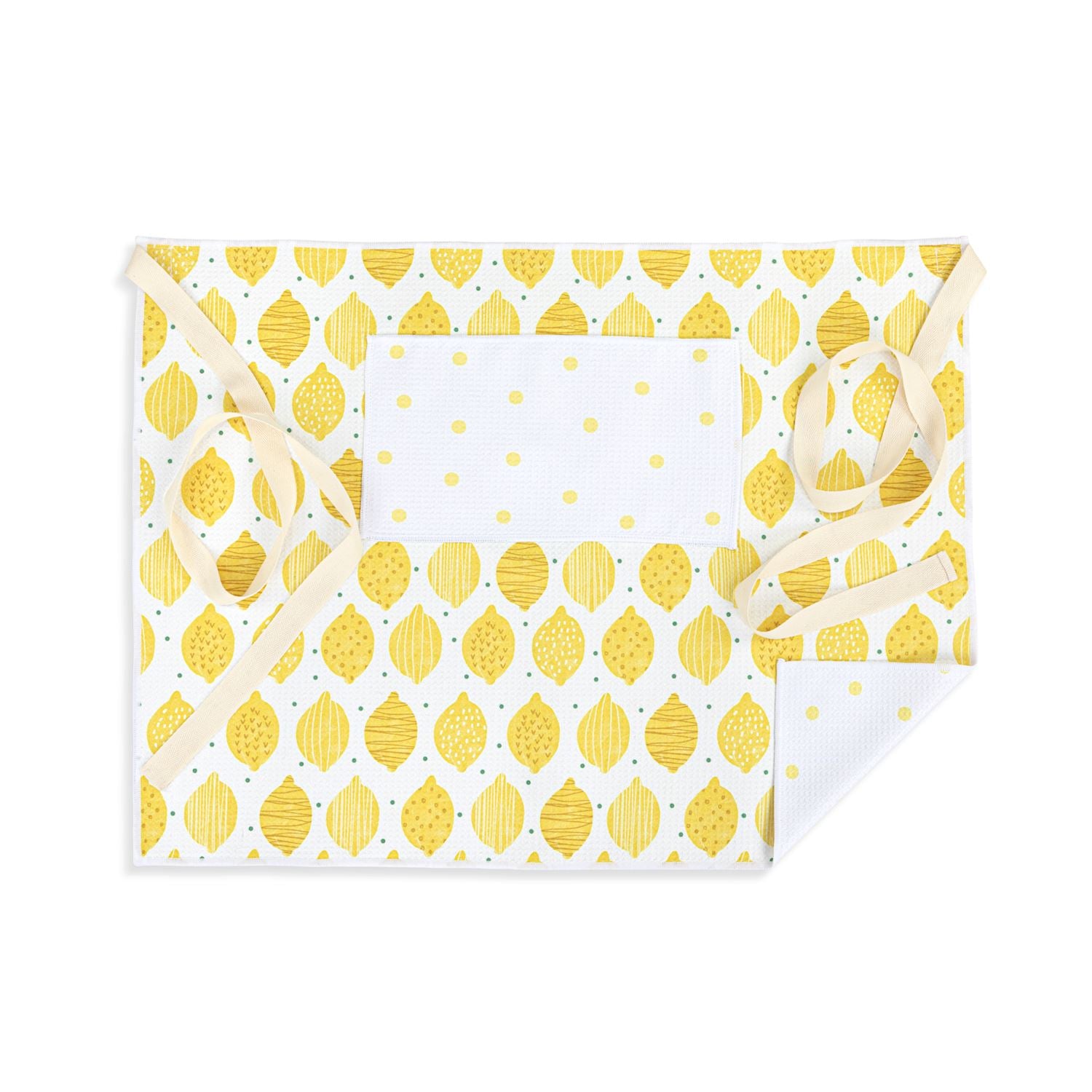 Lemons Absorbent Half Apron
