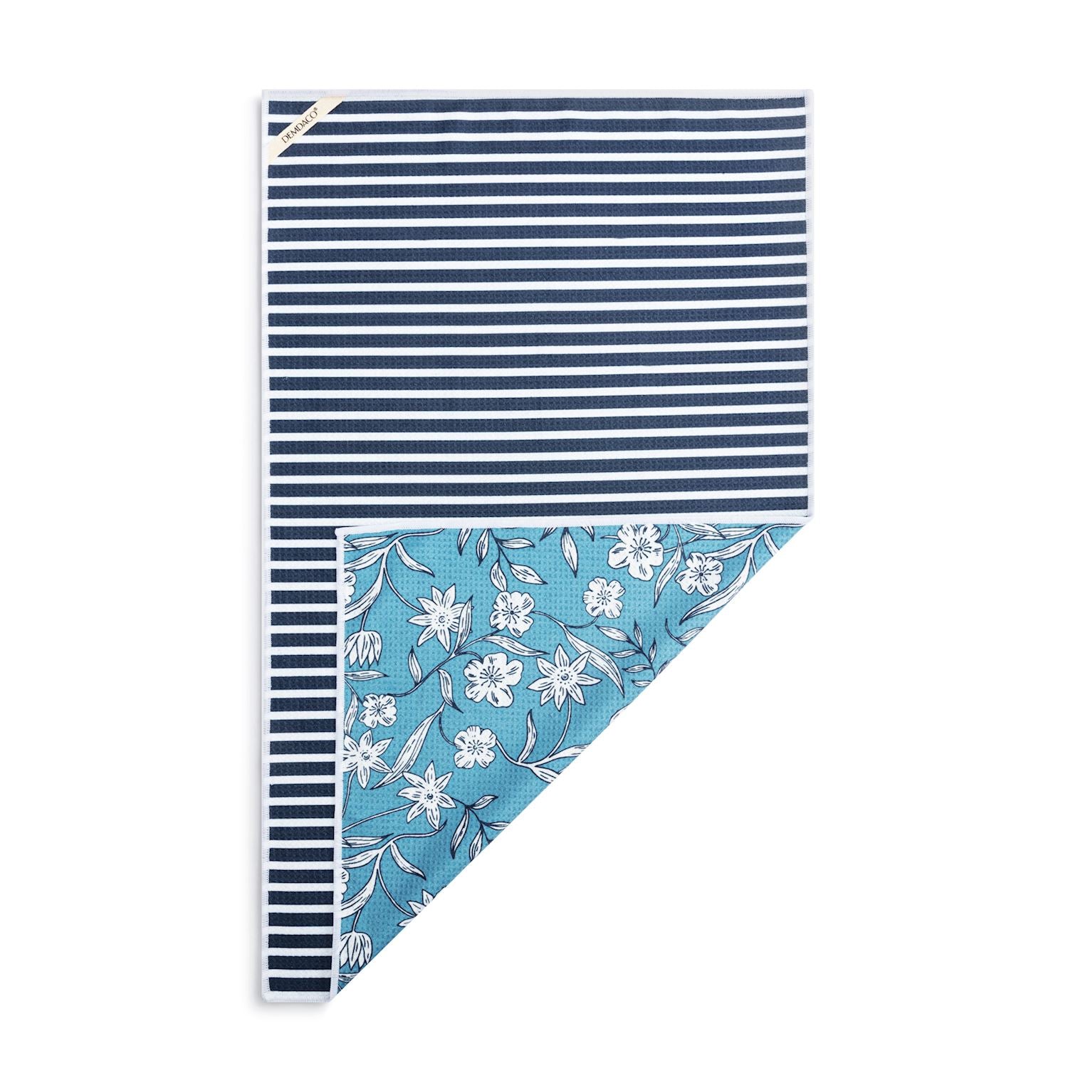 Blue Floral Absorbent Towel
