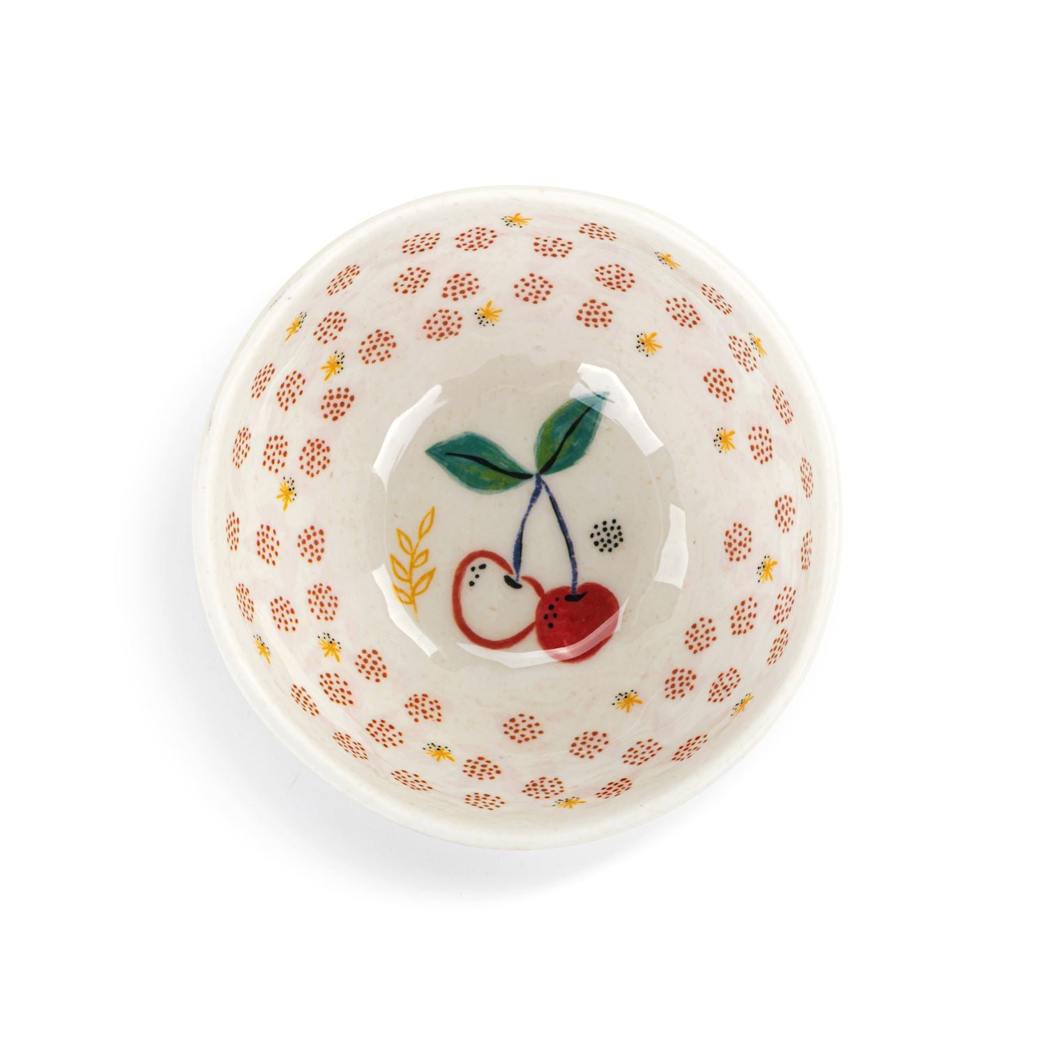 Cherry Melamine Dip Bowl
