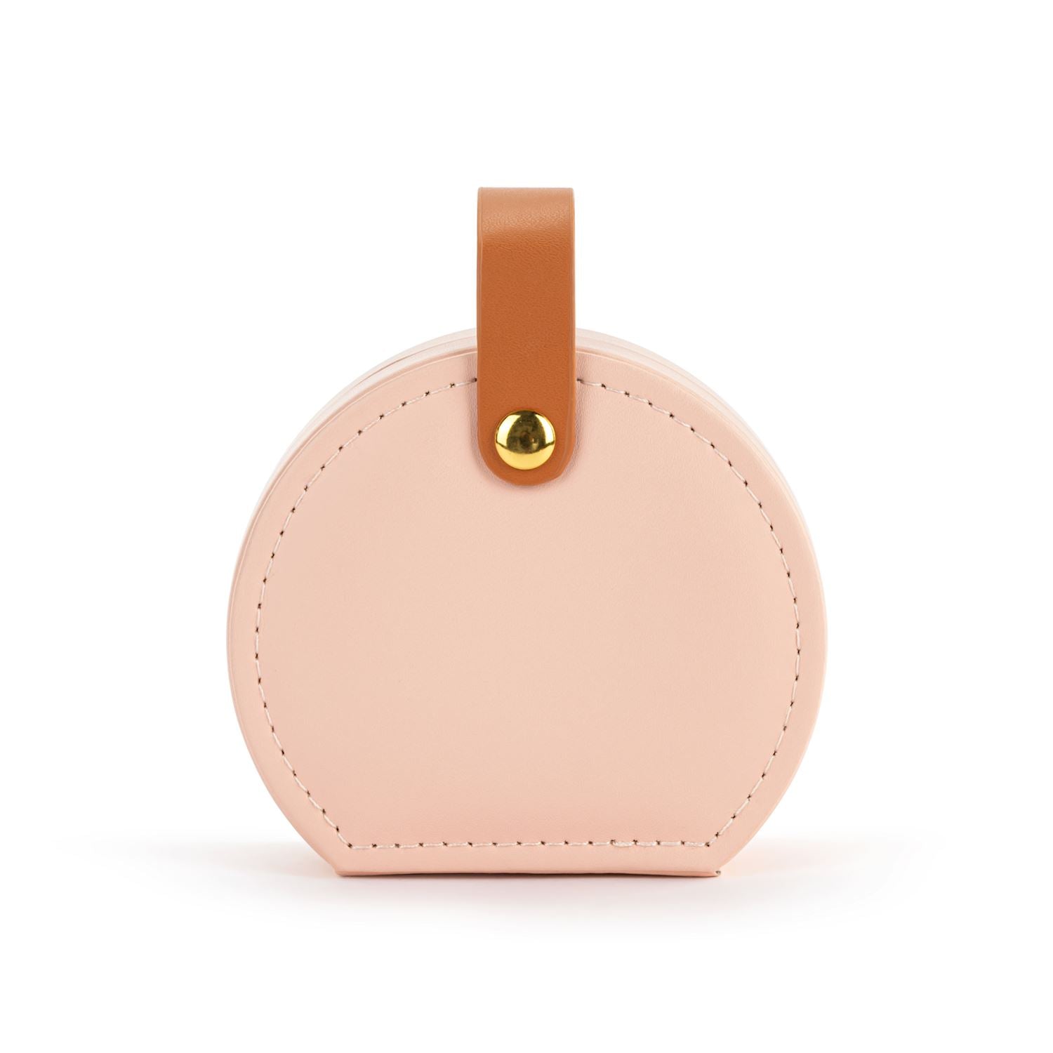 Pink Travel Jewelry Case - 4x3in