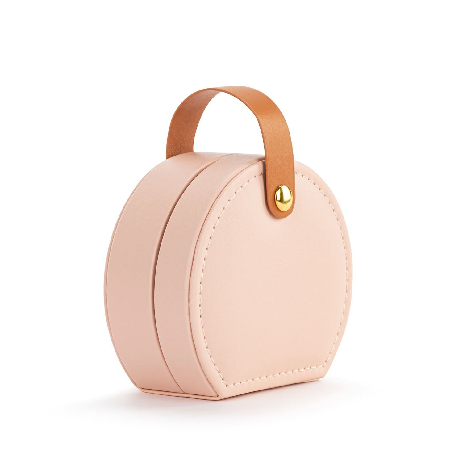 Pink Travel Jewelry Case - 4x3in