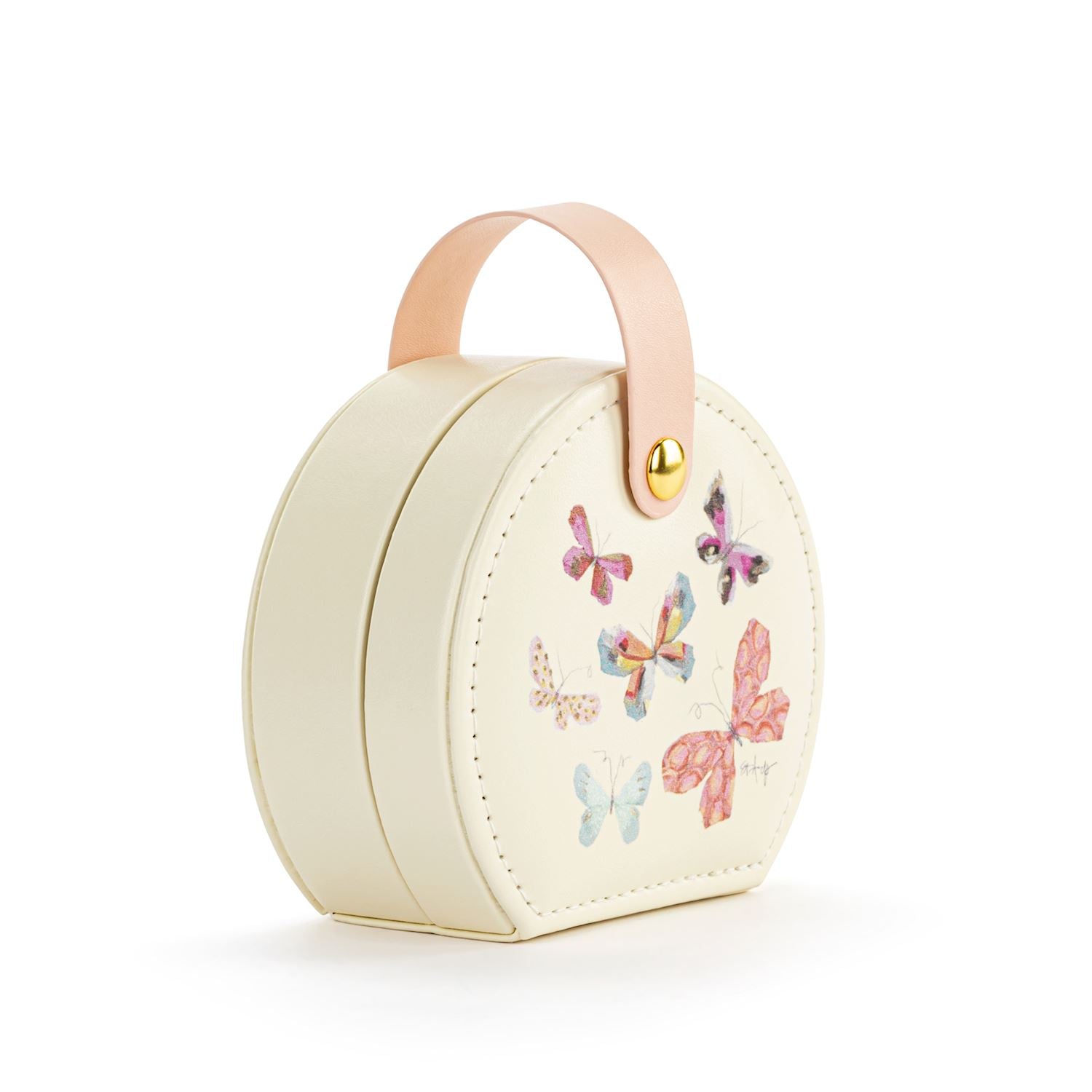 Butterfly Travel Jewelry Case - 4x3in
