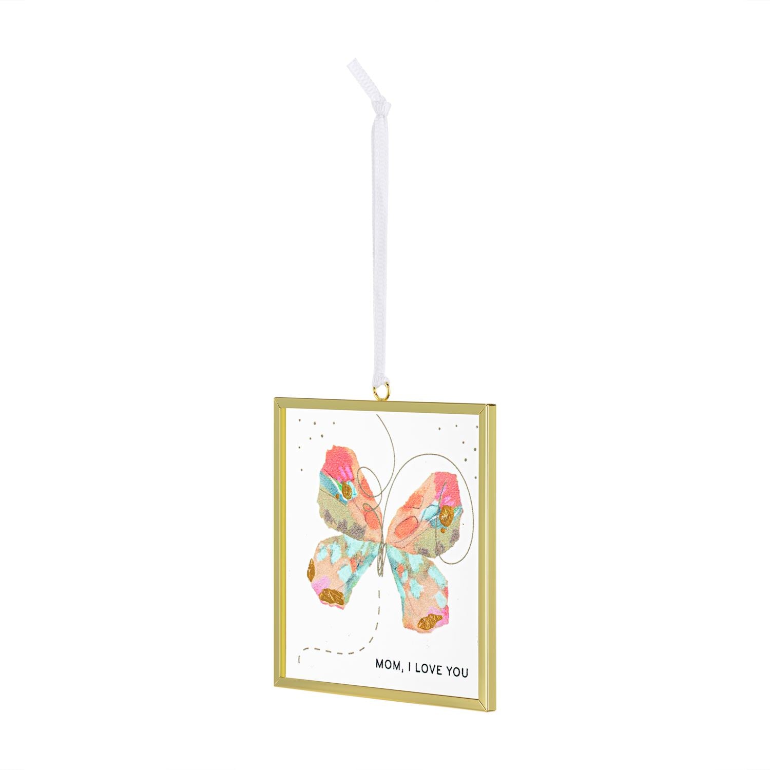 Mom I Love You Butterfly Suncatcher