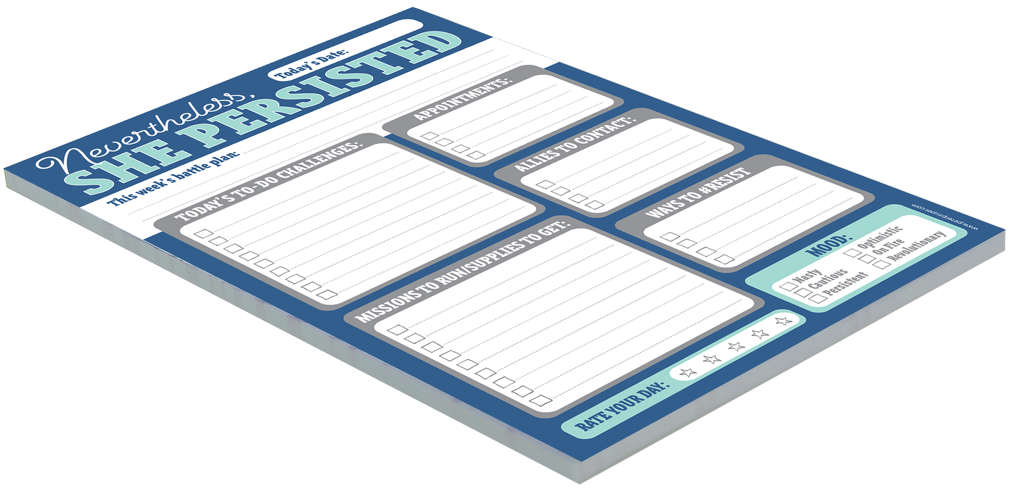 Nevertheless, She Persisted Note Pad