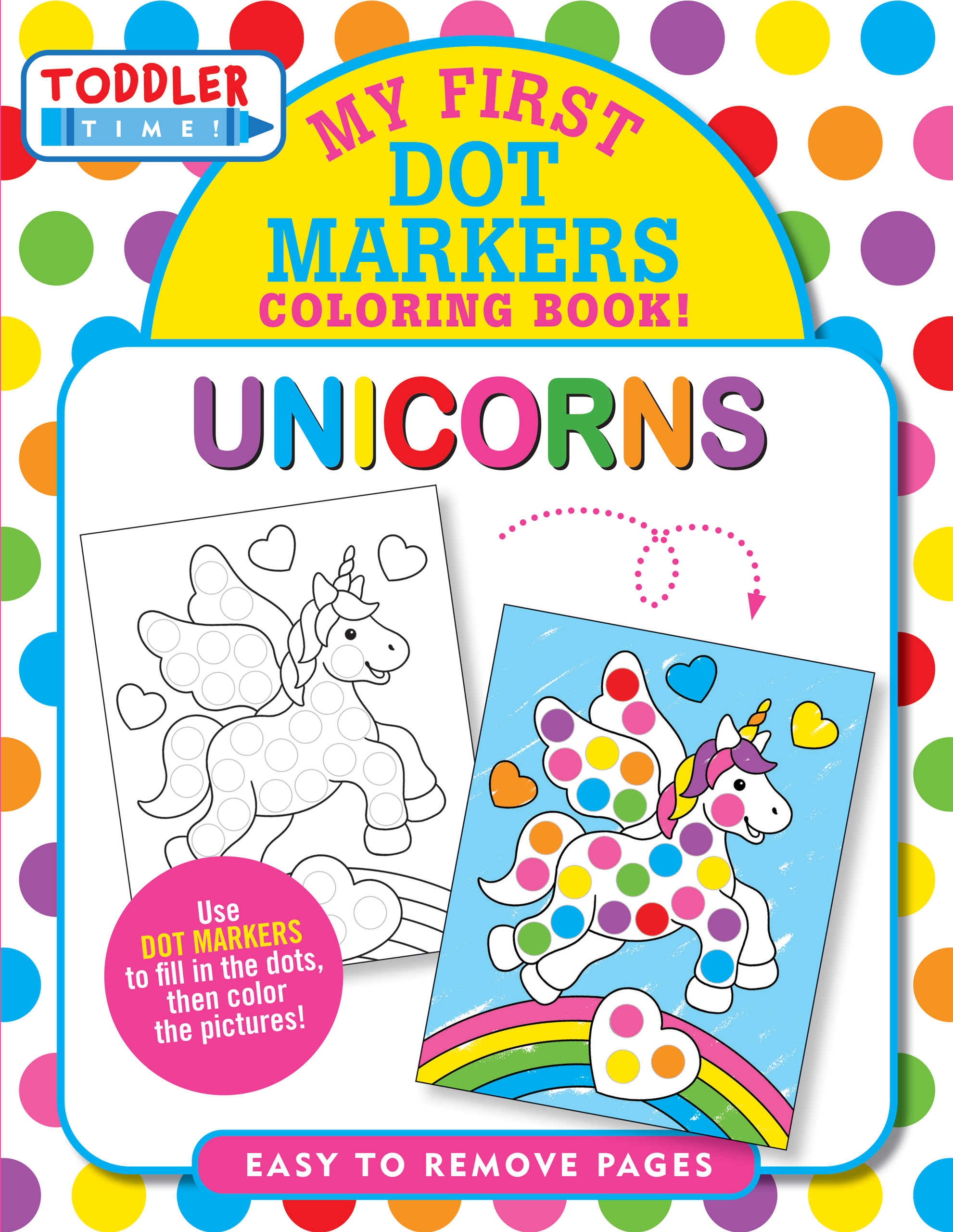 Unicorns Dot Markers Coloring Book