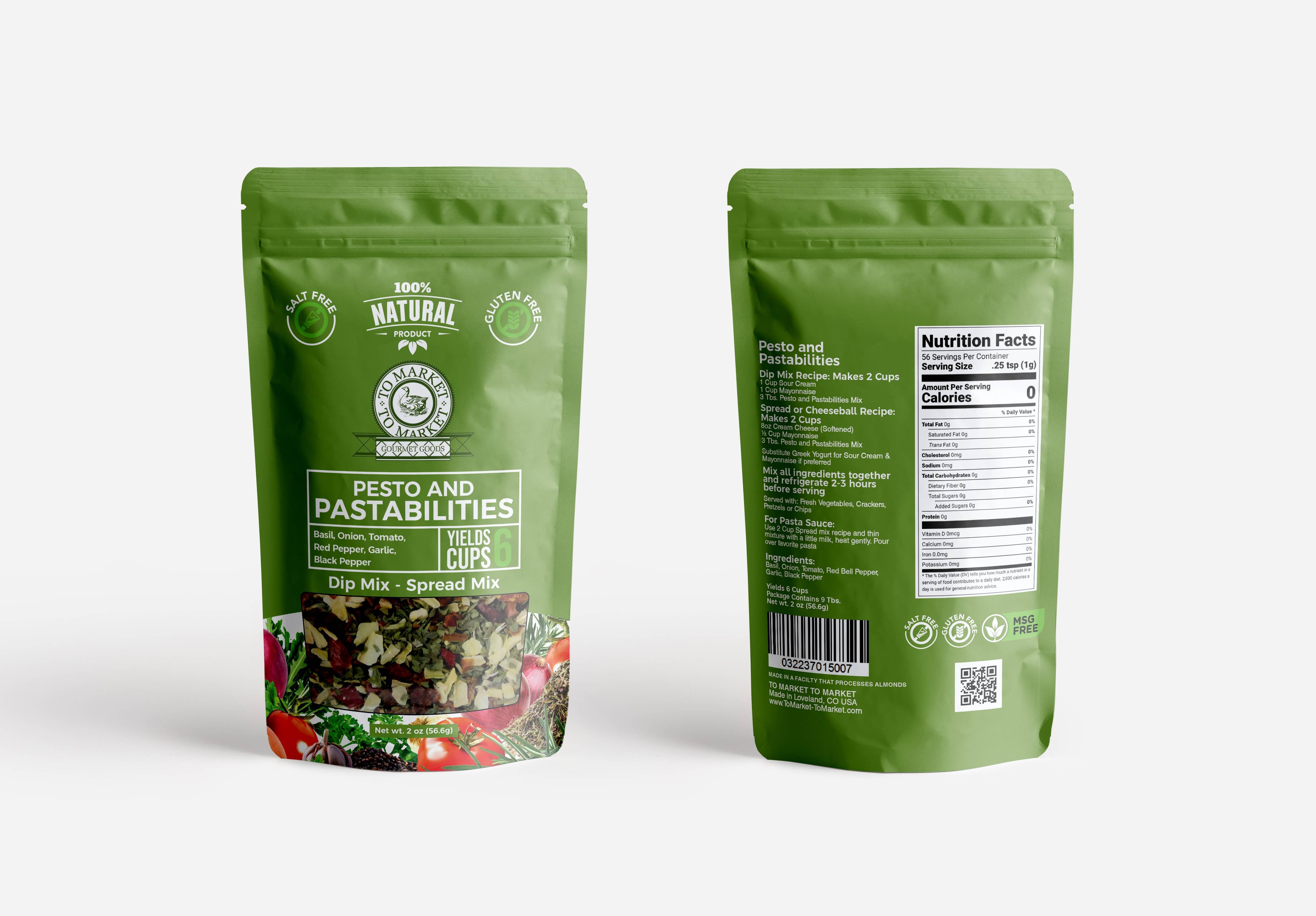 Pesto and Pastabilities Dip Mix