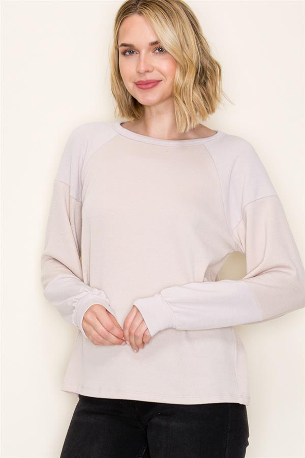 Solid Color Monaco Ribbed Top