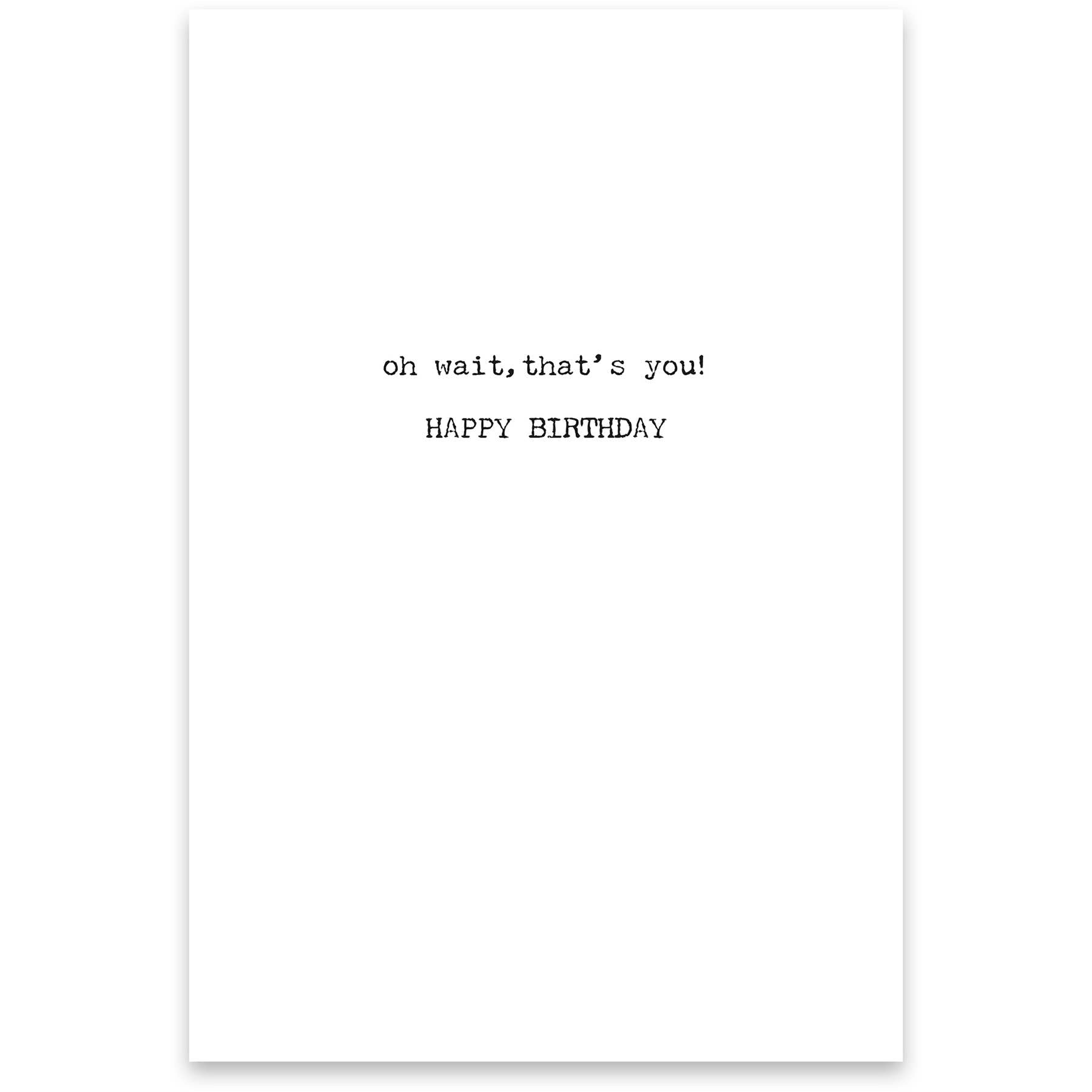 Old People Funny Birthday Card