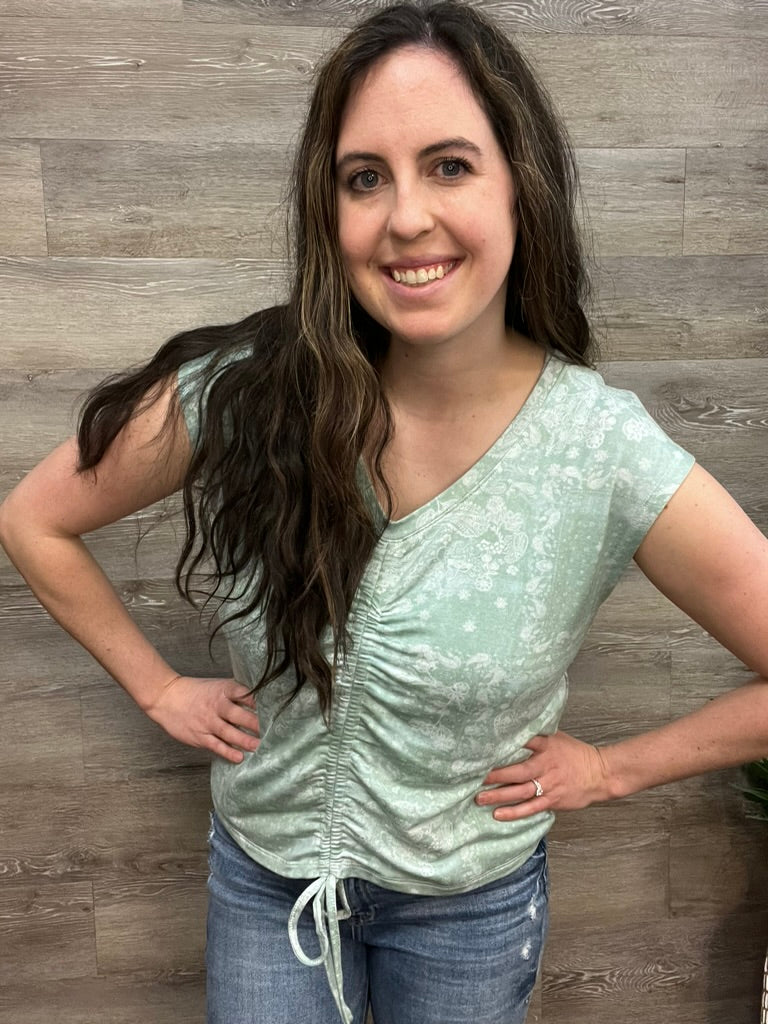 Front String Detailed Top FINAL SALE