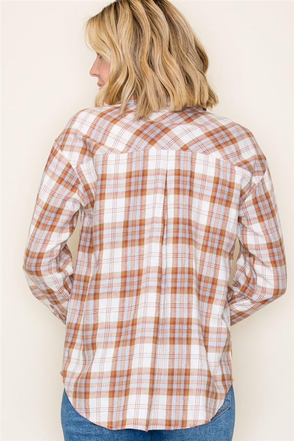 Button Down Plaid Shirt