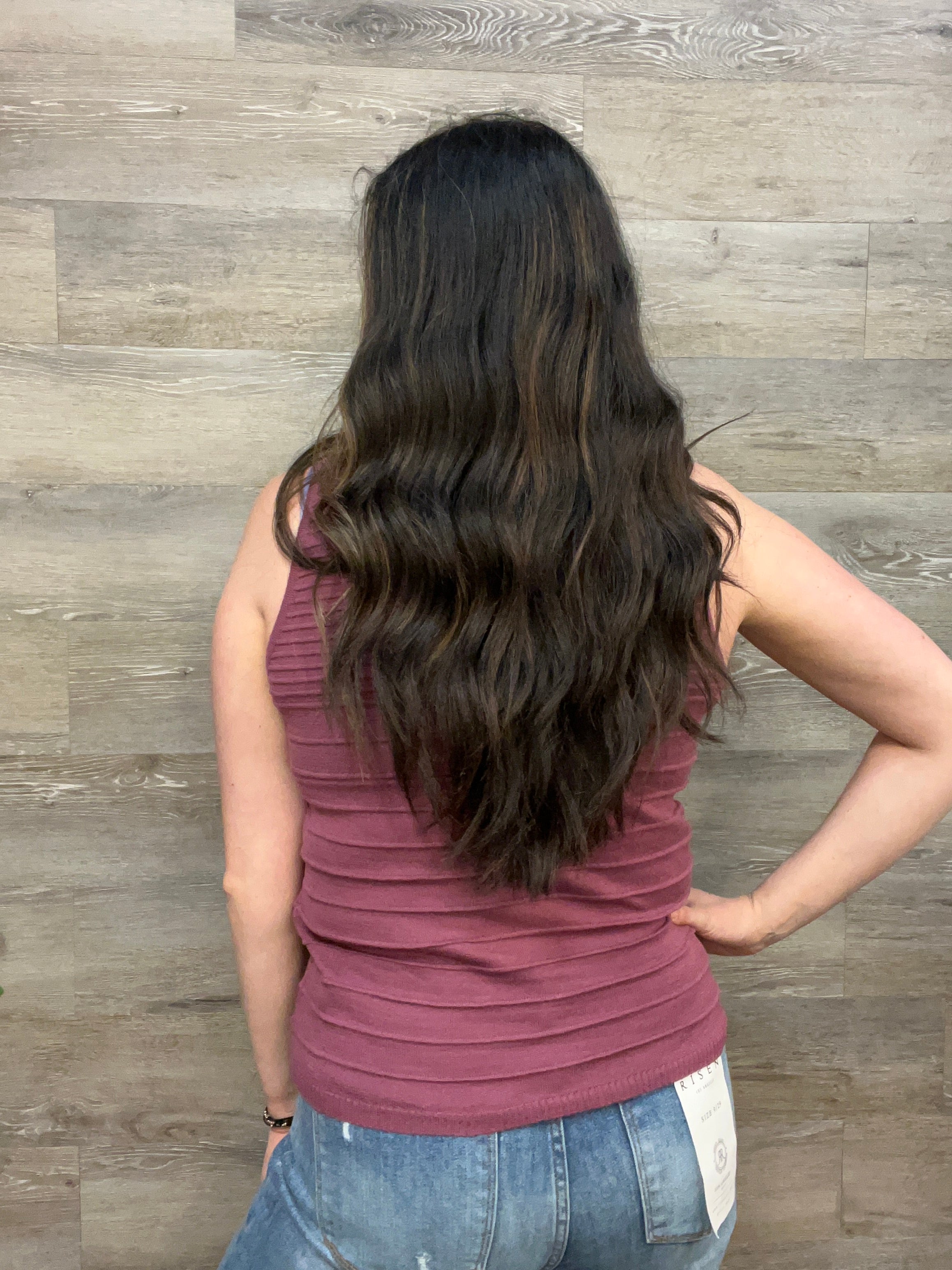 Texture Crew Neck Sleeveless Sweater FINAL SALE