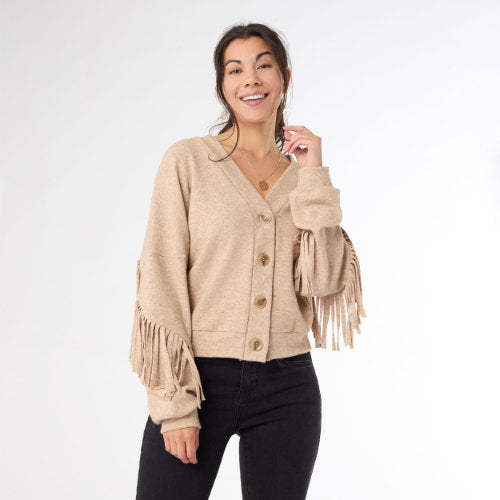 Cardigan w/ Fringe
