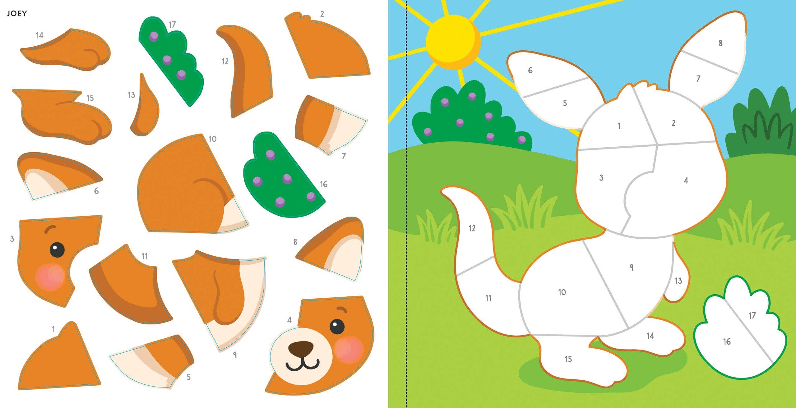 My First Color-by-Sticker Book Baby Animals | Kids Activity Book