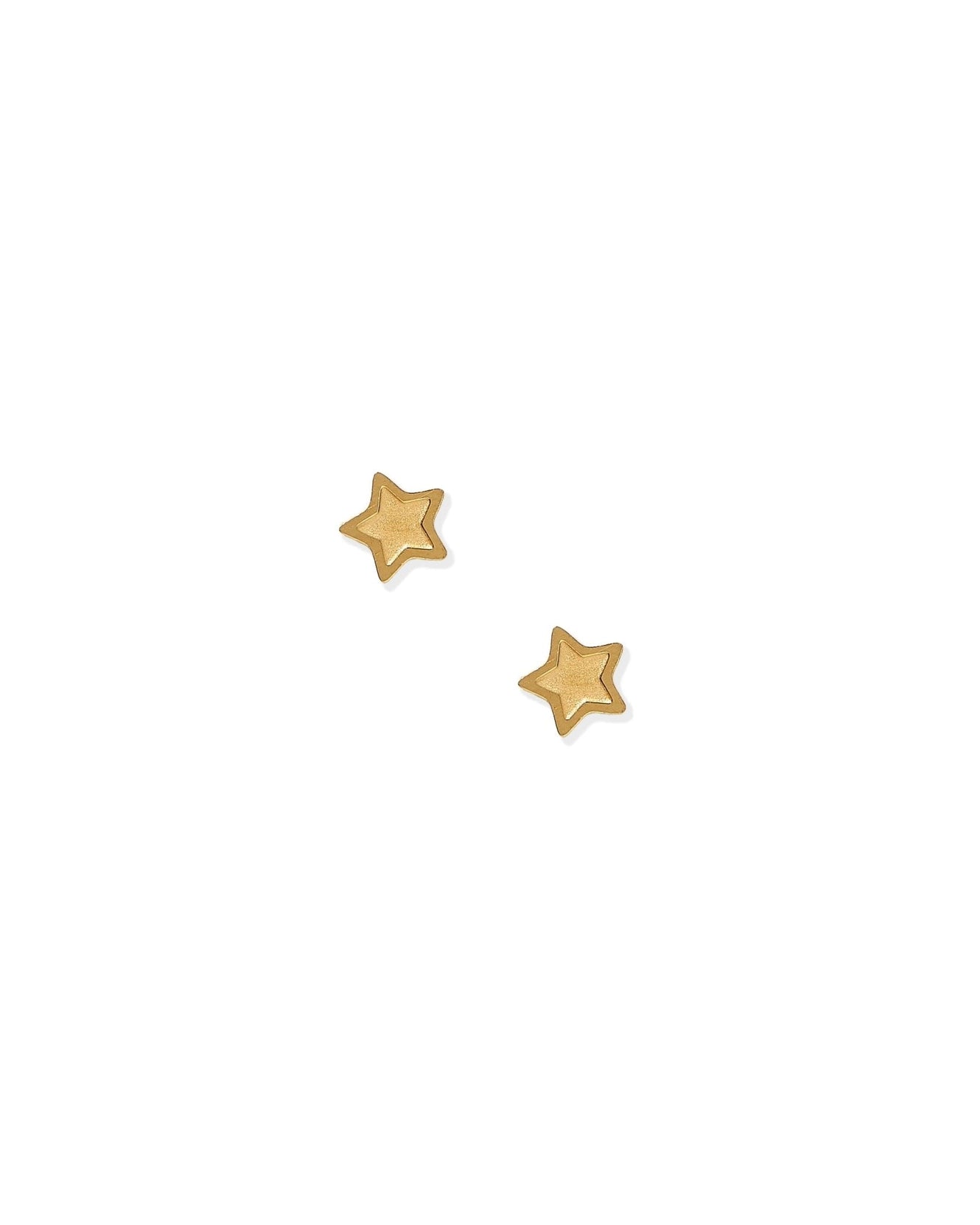 Lennon Star Gold Screwback Stud Earrings