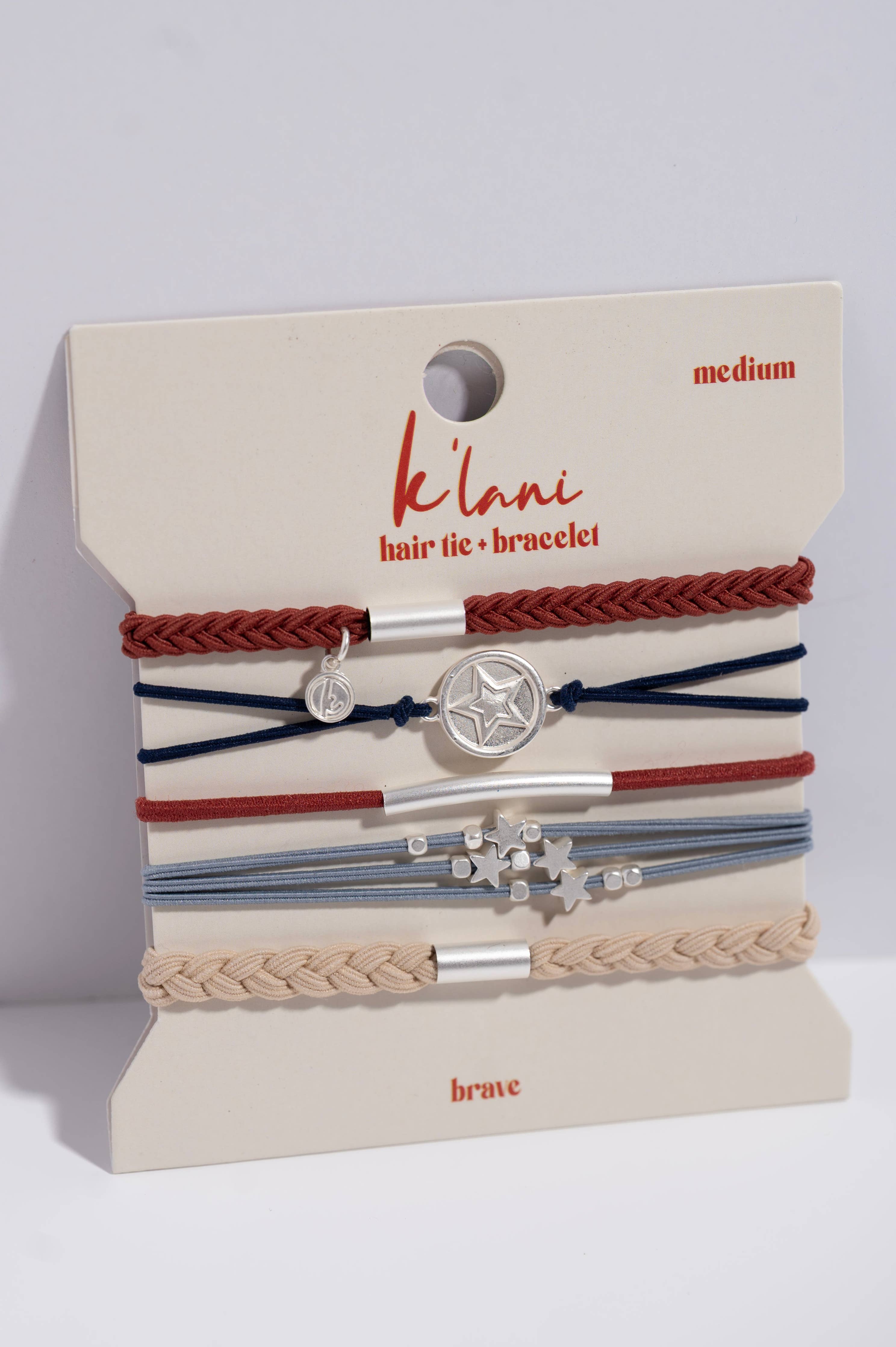 Brave Hair Tie Bracelets