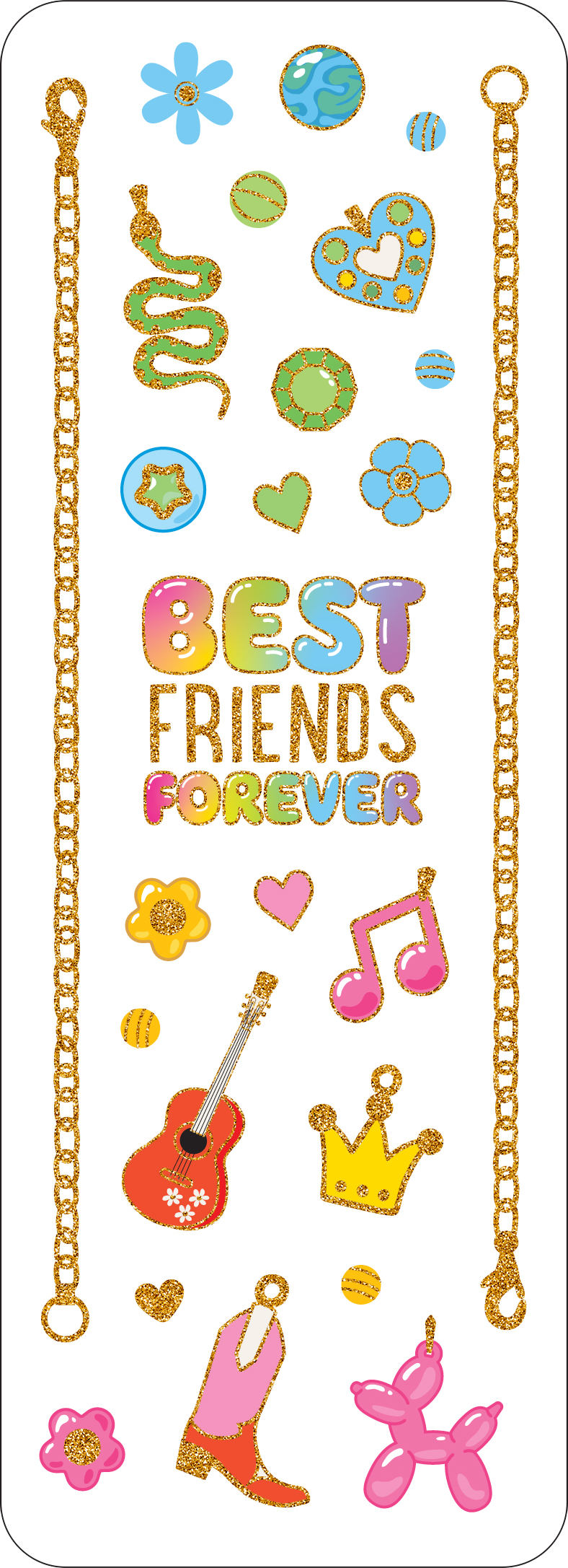 Friendship Bracelets Sticker Set