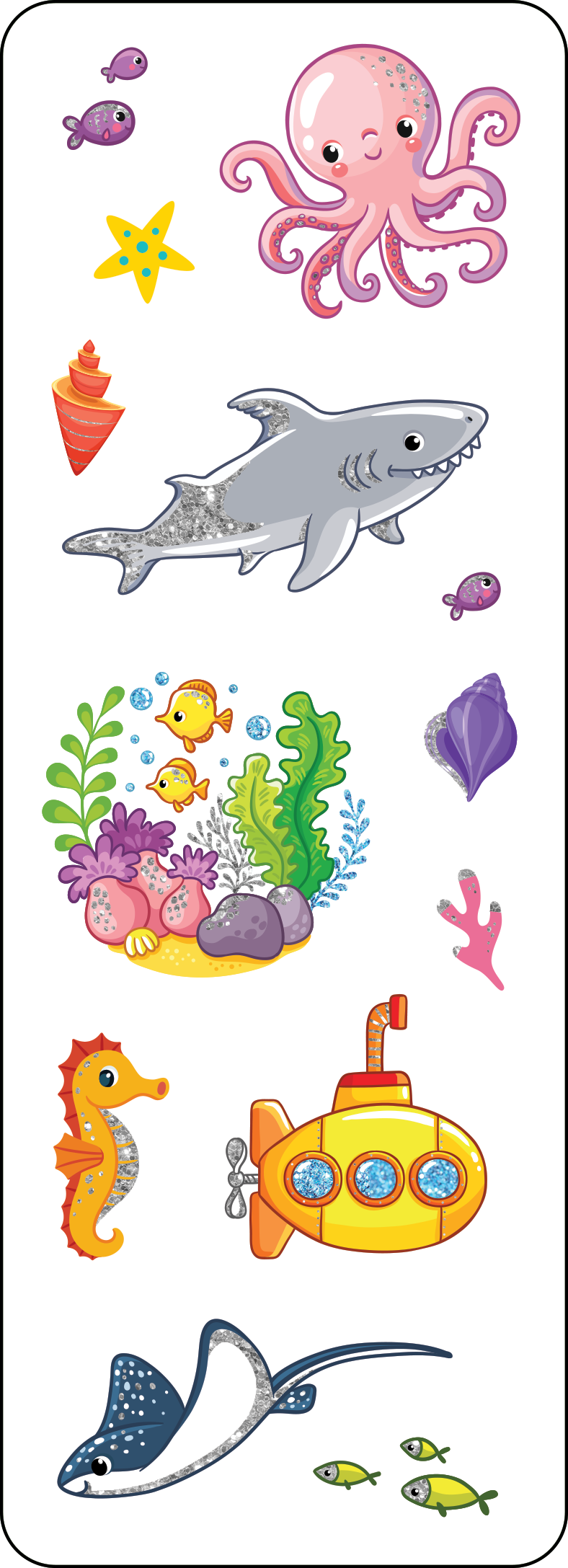 Under the Sea Sticker Set