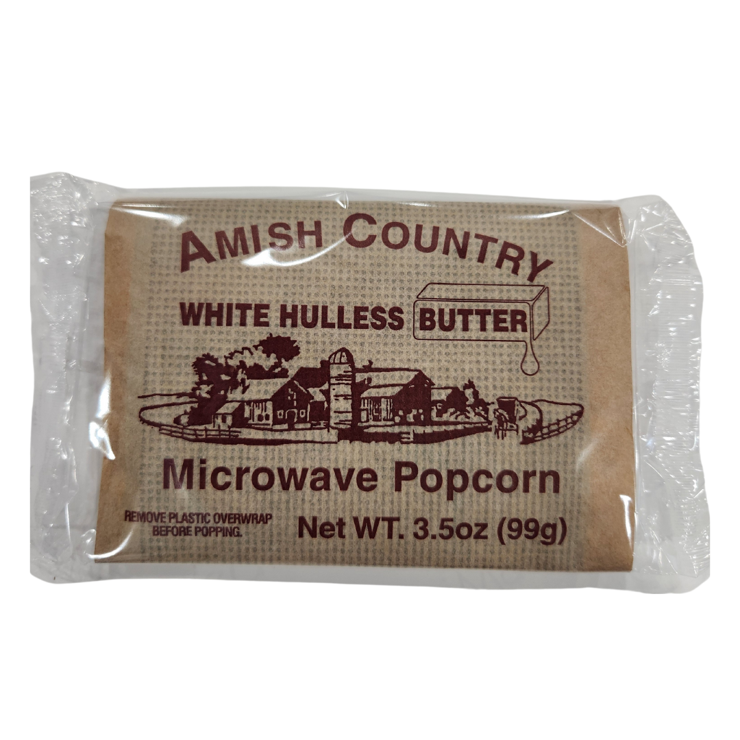 3pk Microwave Buttery White Hulless Popcorn