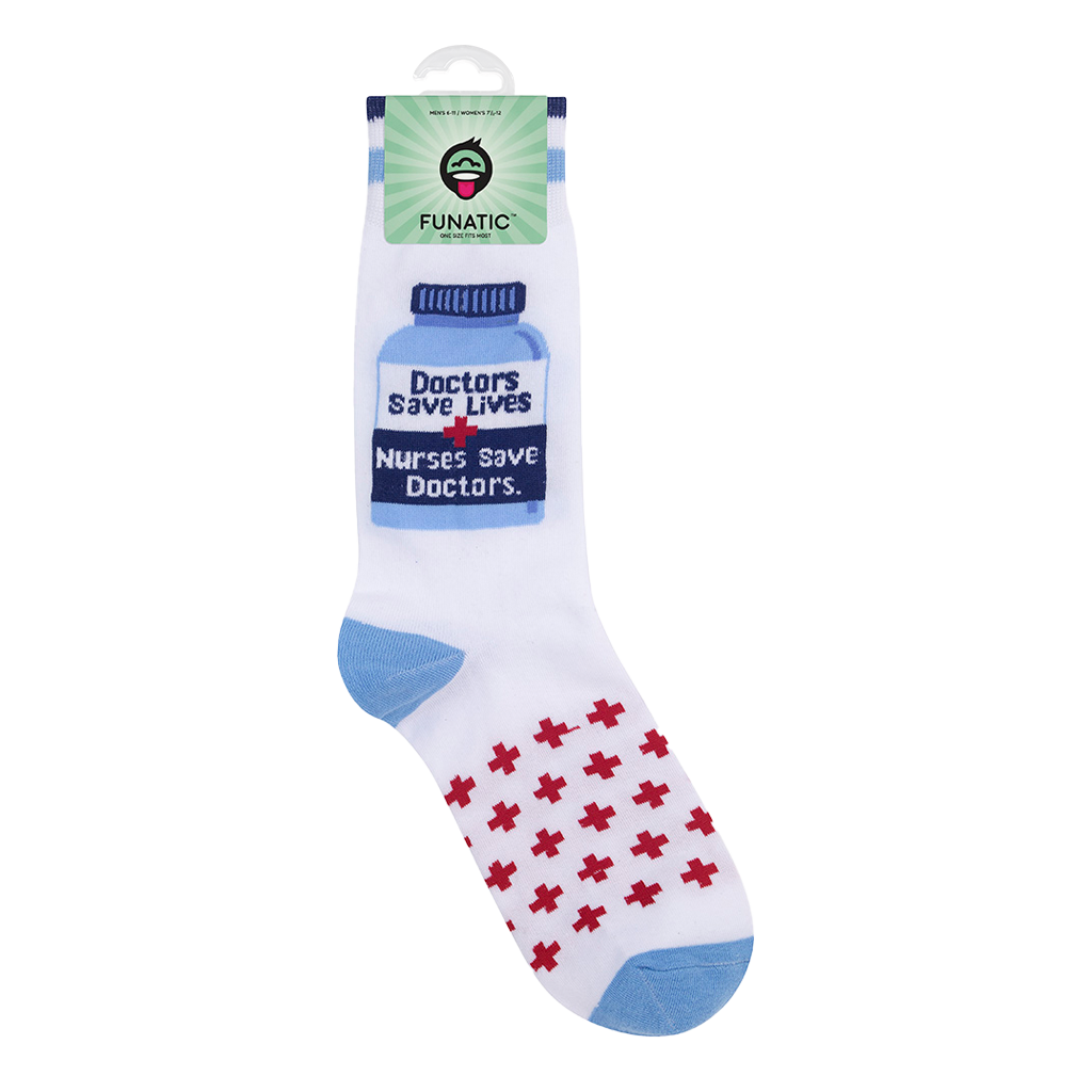 Nurses Save Doctors Socks