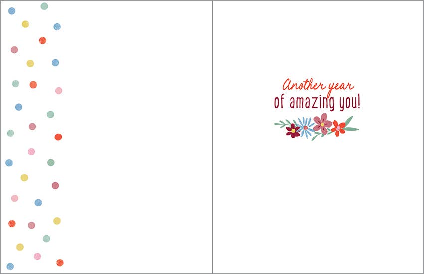 Friend Cake Birthday Greeting Card | Gina B Designs