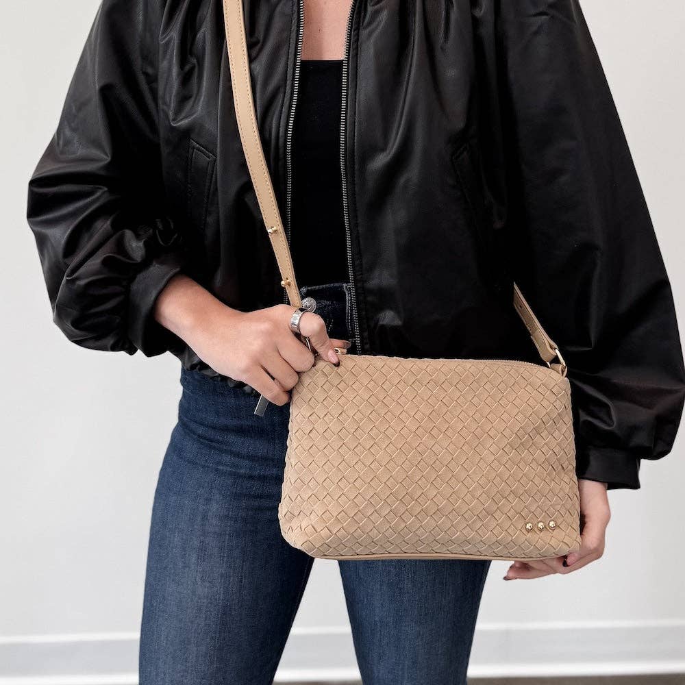 Suede Harper Hobo Shoulder Bag