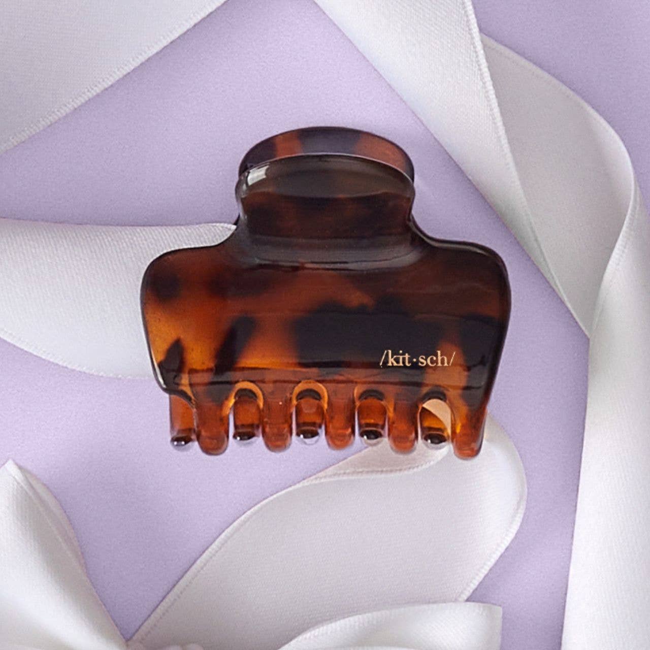 Holiday Recycled Plastic Claw Clip 1pc - Tortise