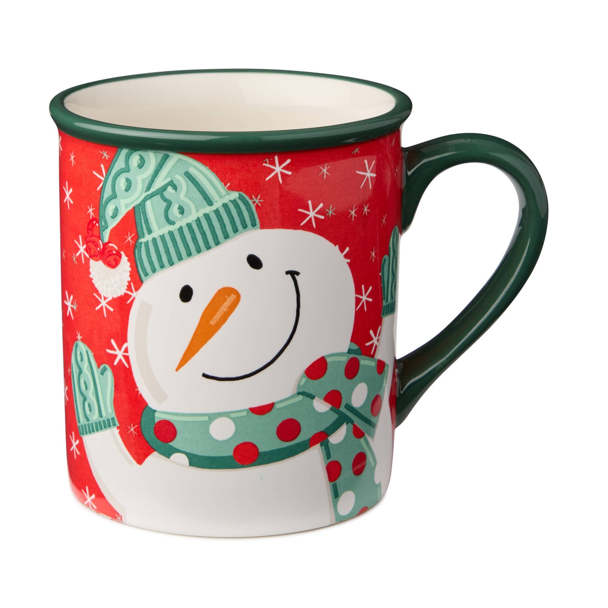 Christmas Whimsy Snowman Mug 18 oz
