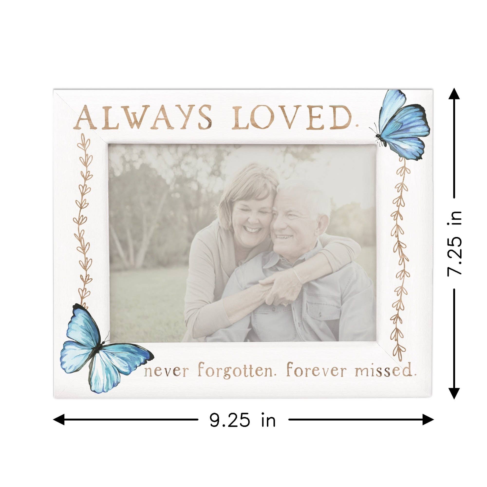 "Always Loved" Butterfly Memorial Frame by Sincere Surroundings