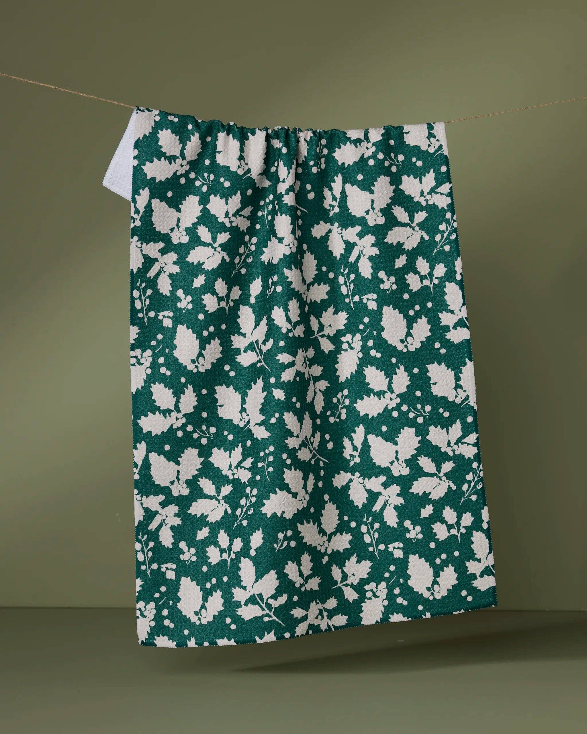 Geometry Hollyday Tea Towel