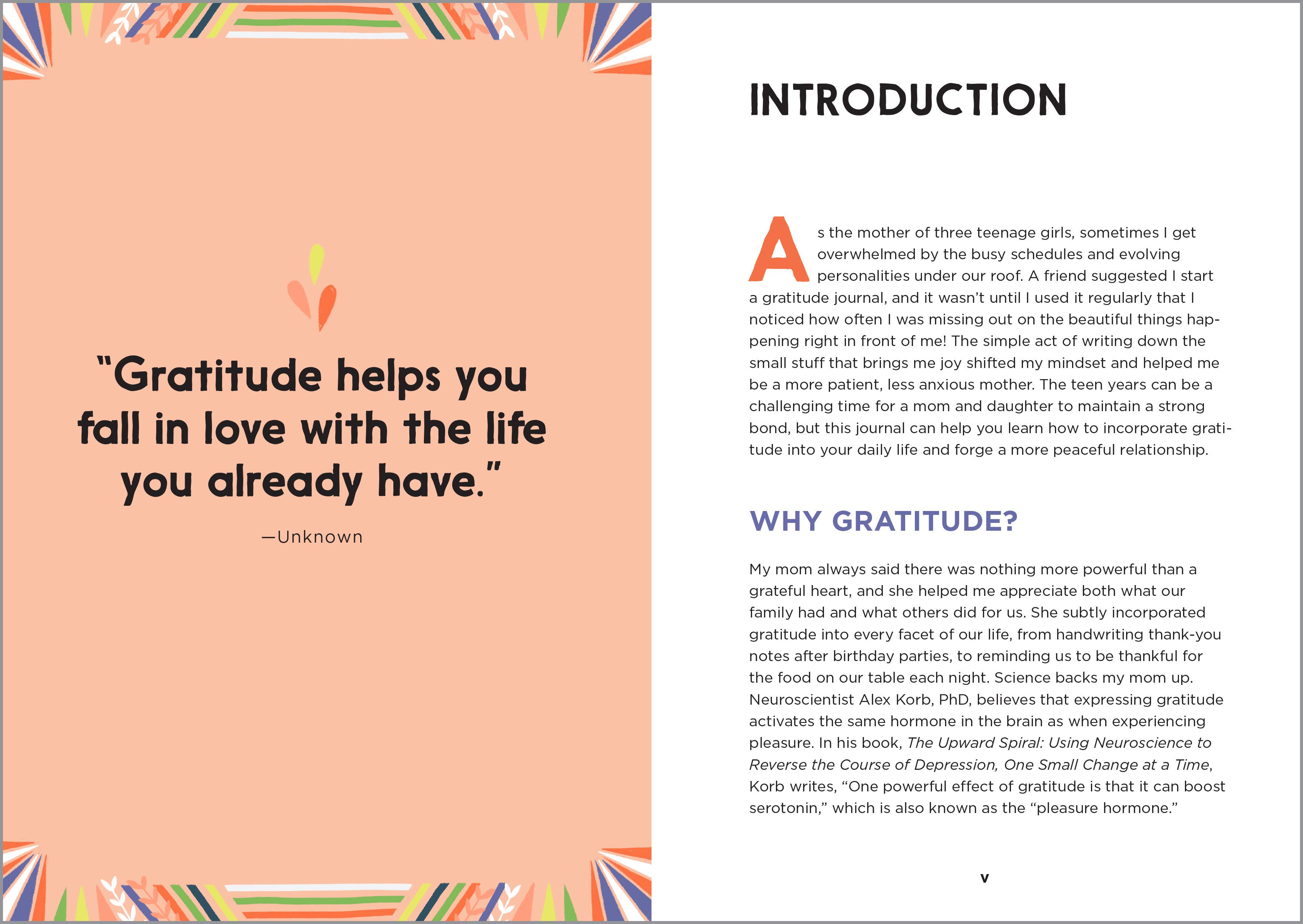 Gratitude Journal for Teen Girls and Moms