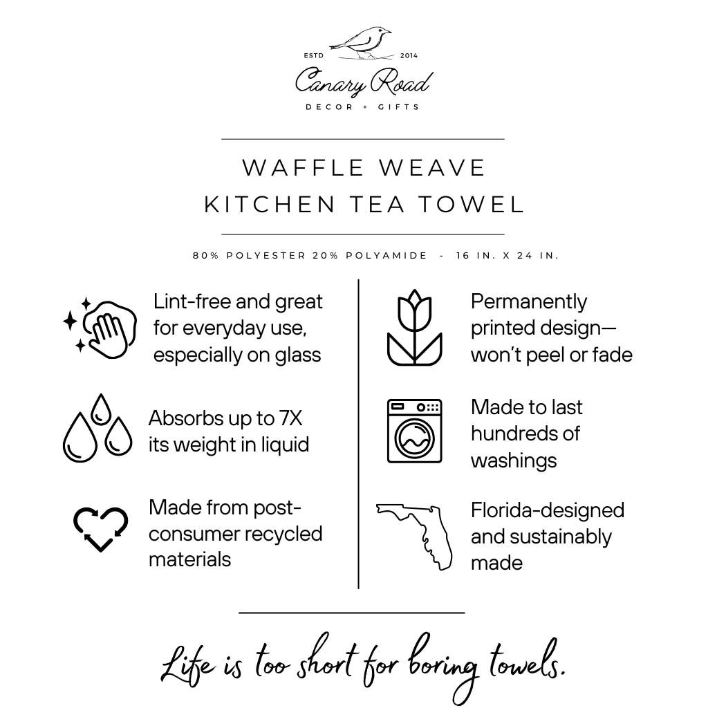 Christmas Ornament Kitchen Tea Towel