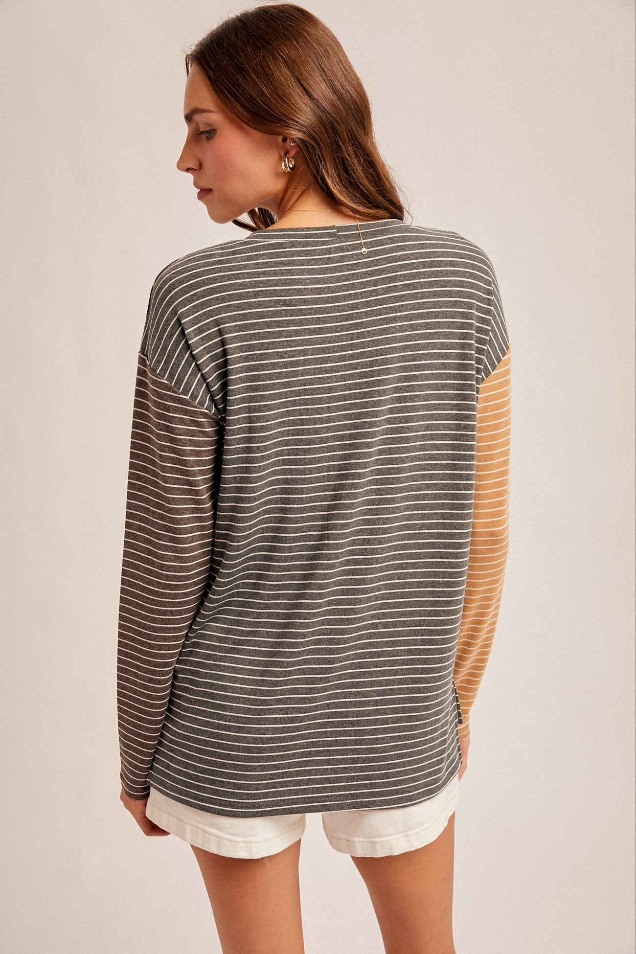 Striped Color Block Top