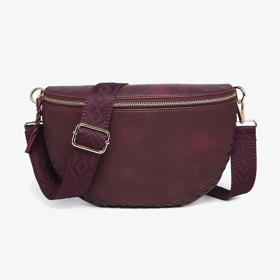 Janae Whipstitch Crossbody Sling Bag