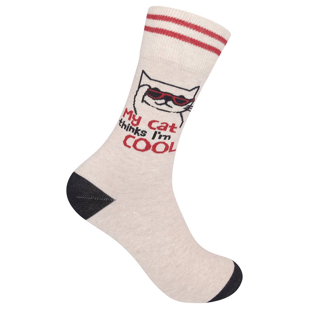 My Cat Thinks I'm Cool Socks