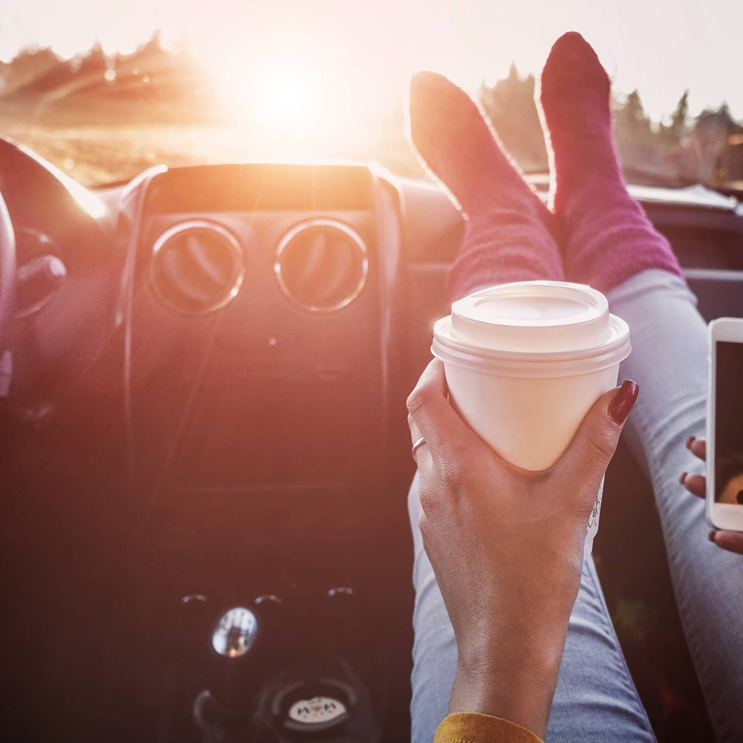 Best Mom Ever Absorbent Stone Car Coaster 1 Pk