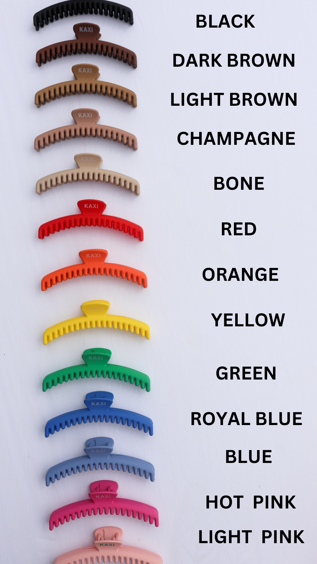 Matte Midi Hold Everything Claw Clip