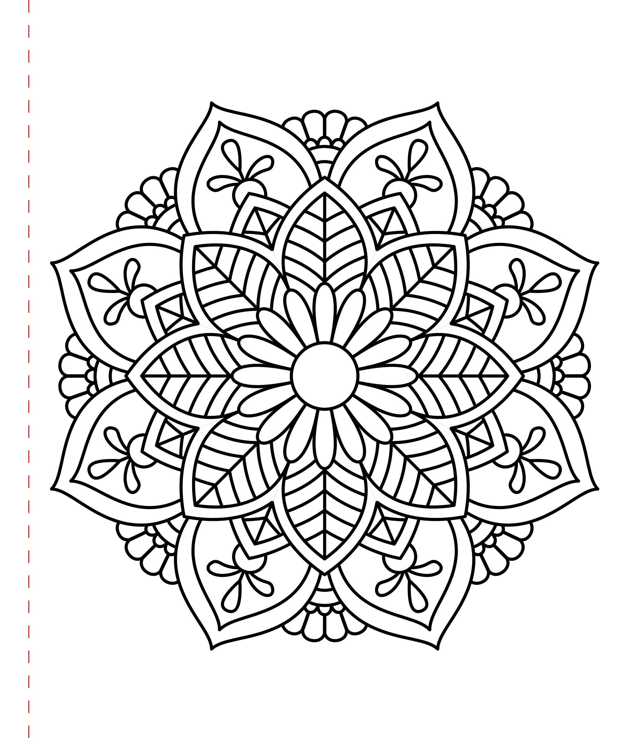 Mindfulness Large Print Coloring Book