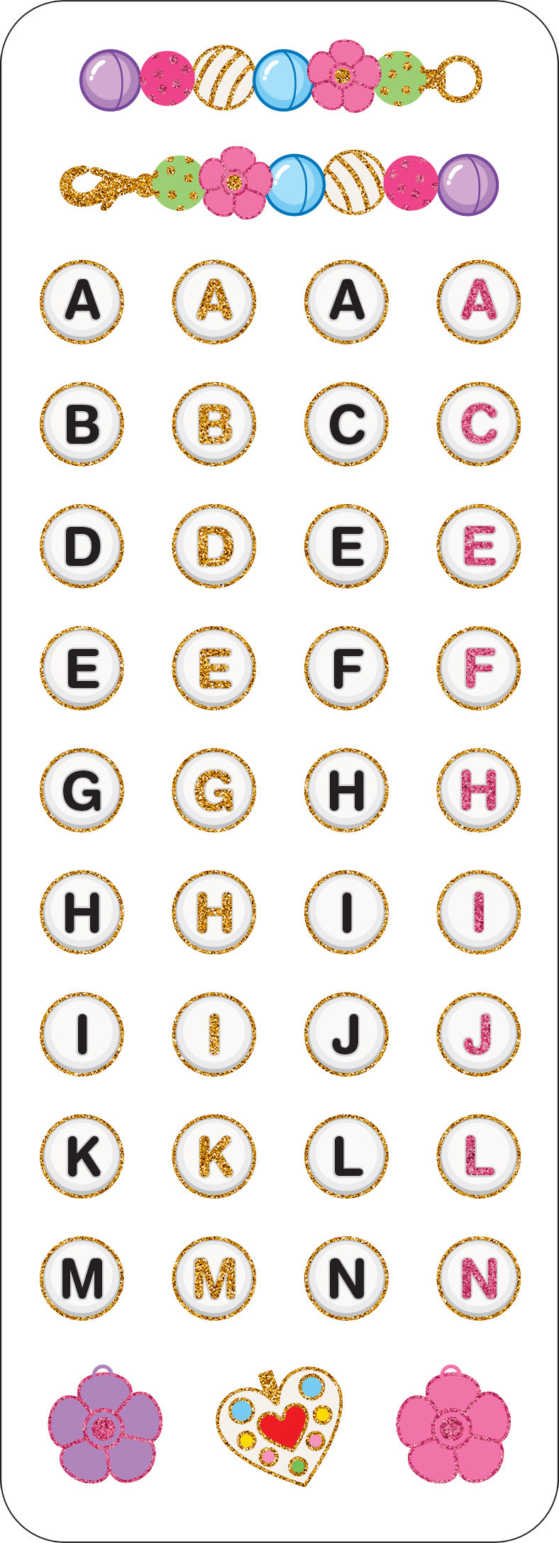 Friendship Bracelets Sticker Set