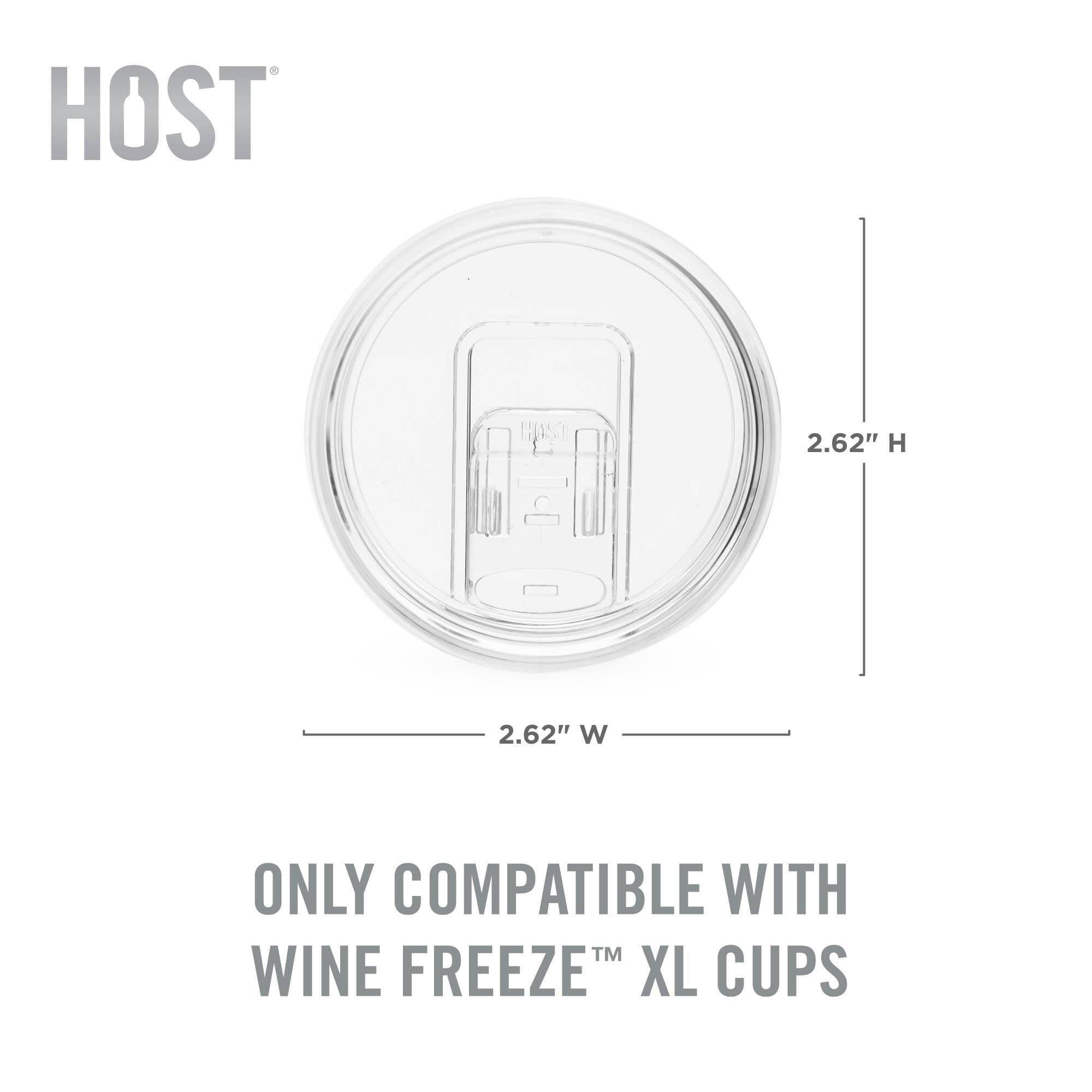 Wine FREEZE™ XL Travel Lids for Cooling Cups Set of 2