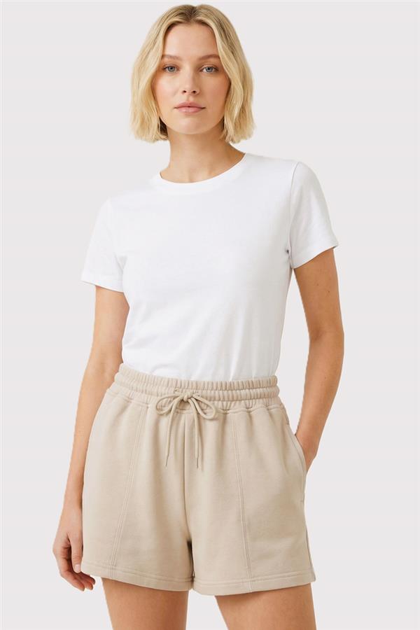 Solid Color Terry Sweat Shorts