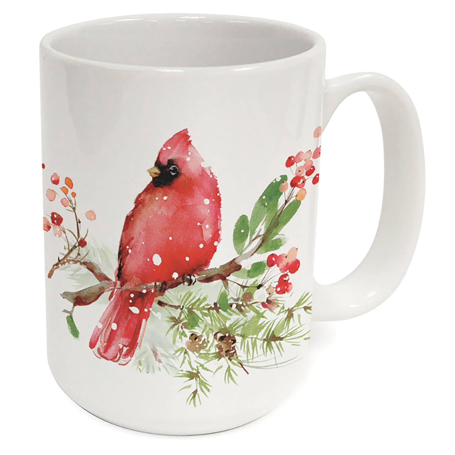 Holiday Cardinals Ceramic Mug