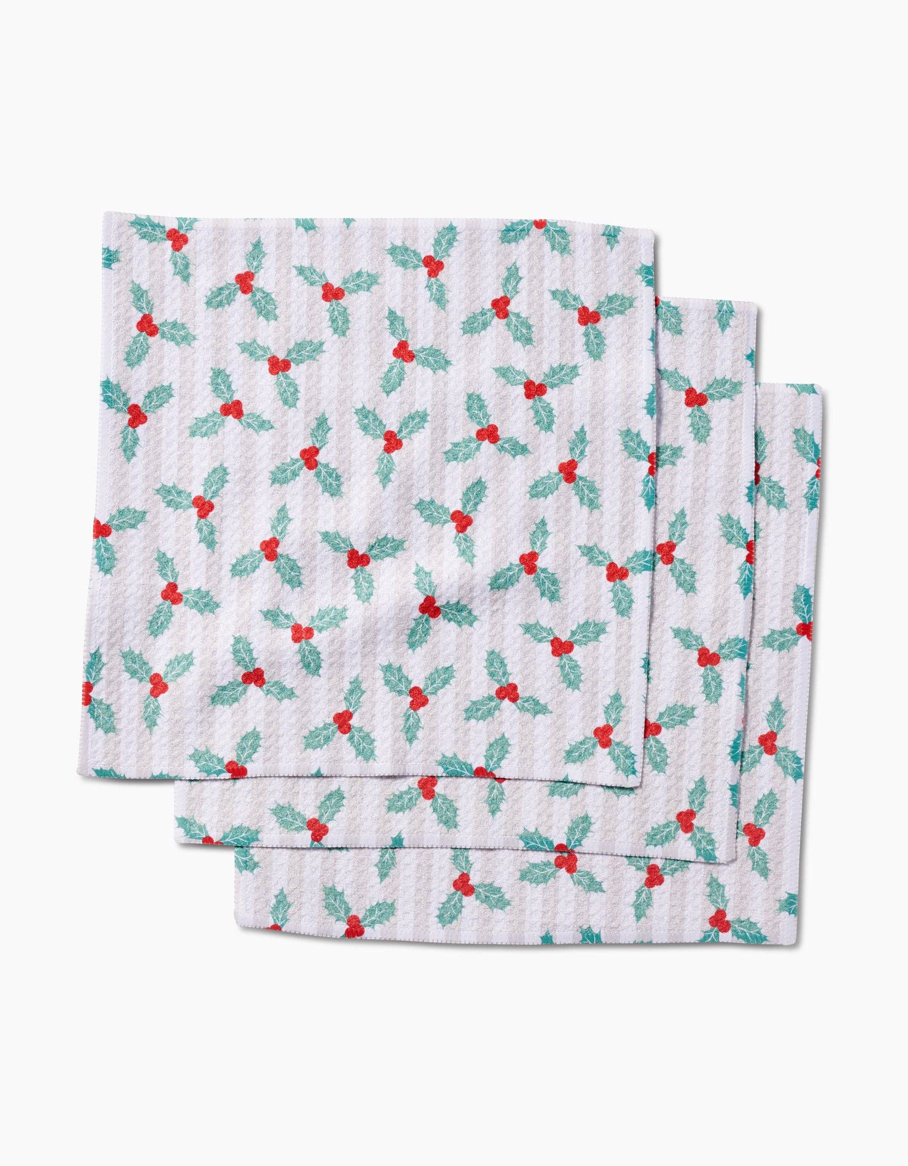 Geometry Mistle Stripe Dishcloth Set