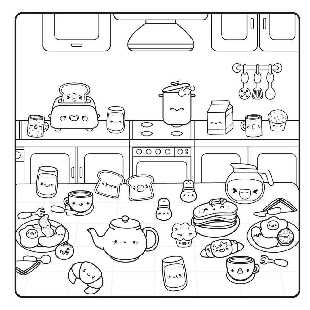 Cozy Coloring: Food & Snacks | Mindful Coloring Book for Kids