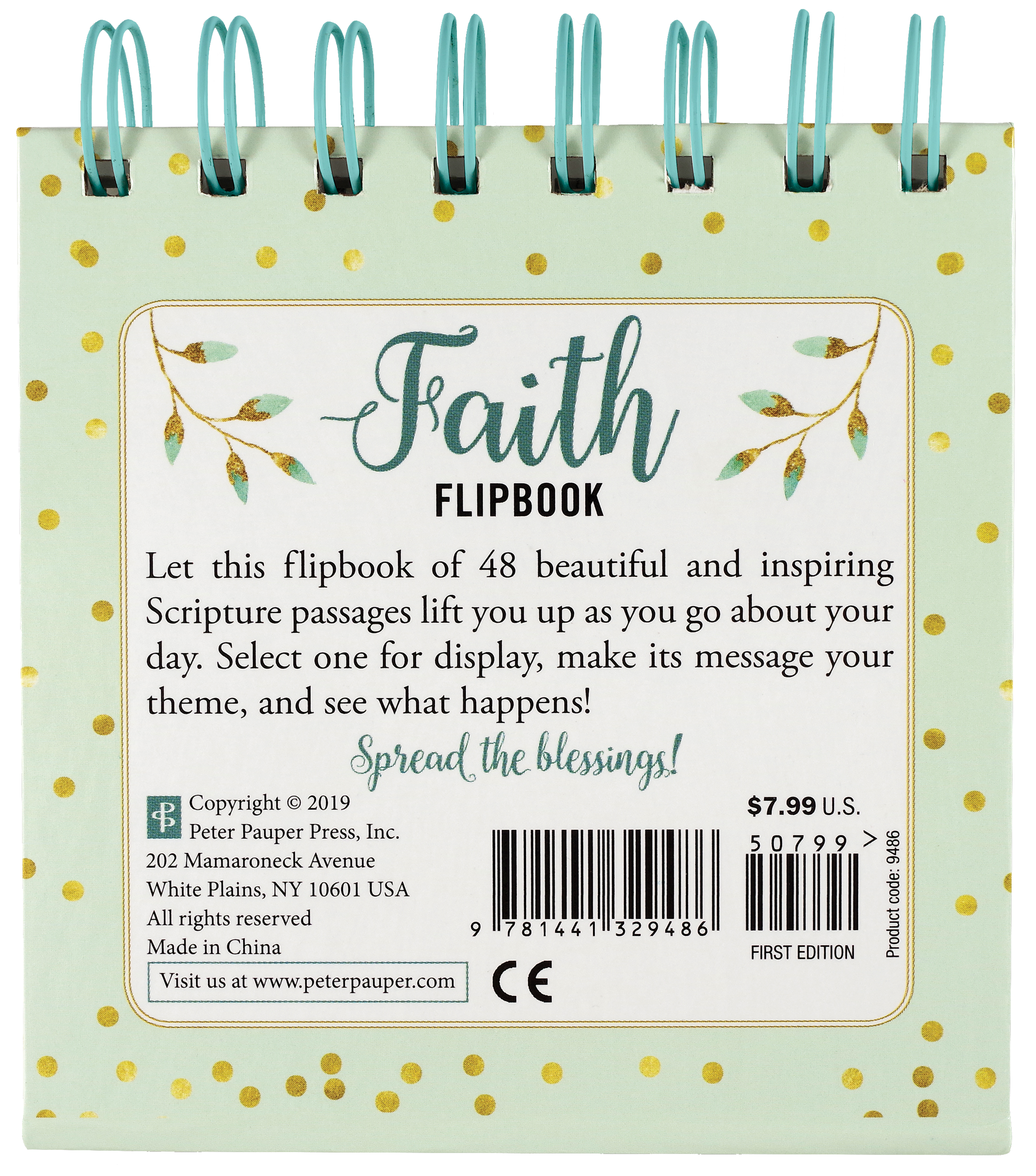Faith Desktop Flipbook – Inspirational Scripture Verses
