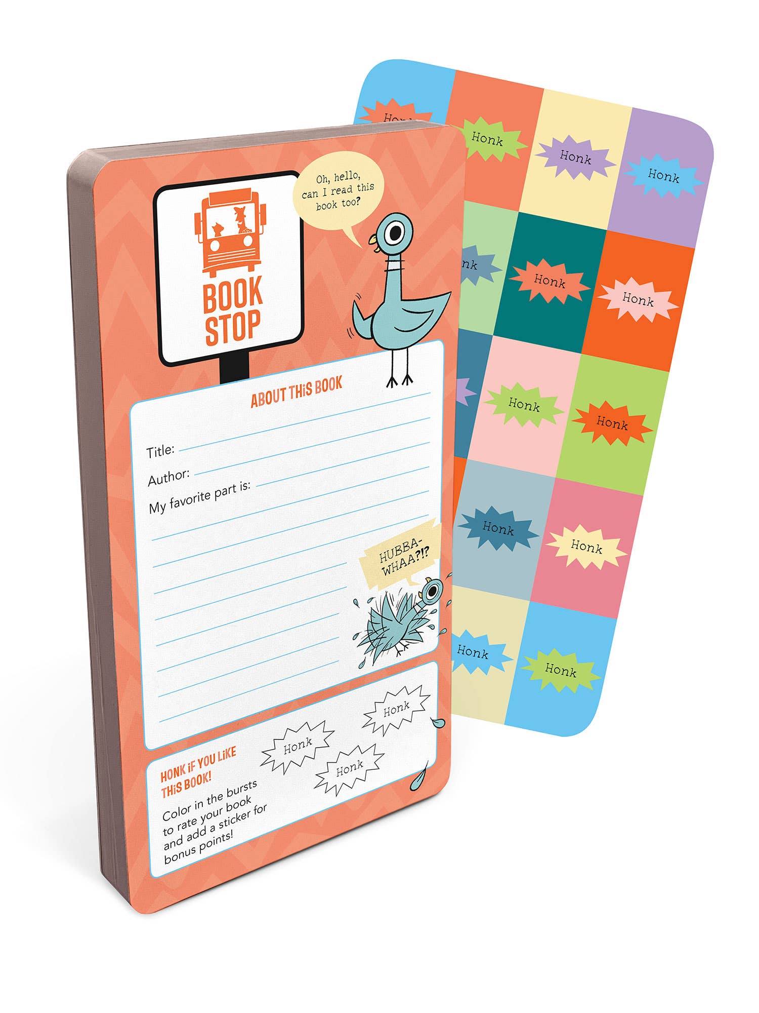 Book Stop – Pigeon Bookmark Pad by Mo Willems